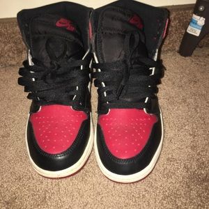 Bred toe 1s sz8